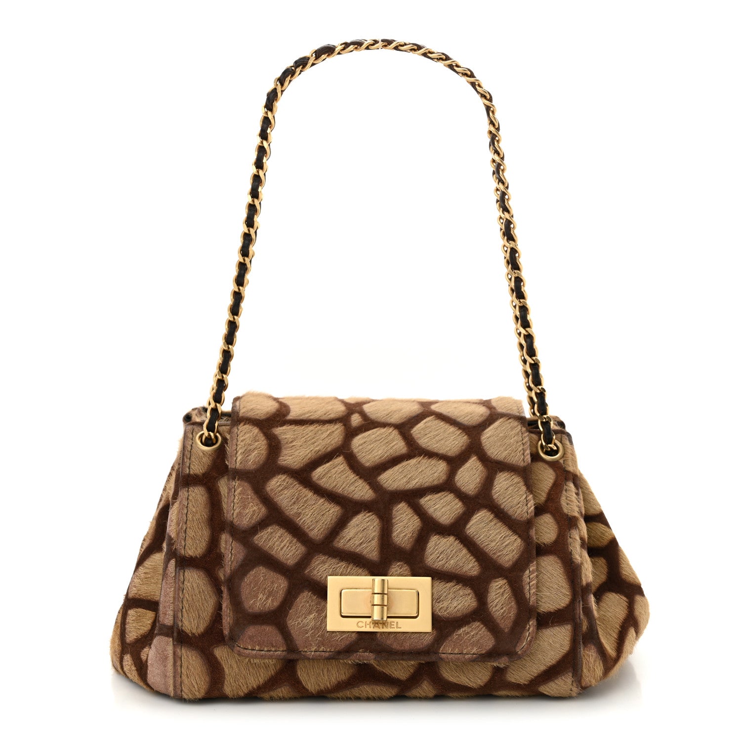 Chanel Pony Hair Reissue 2.55 Accordion Flap Brown 1 of 14