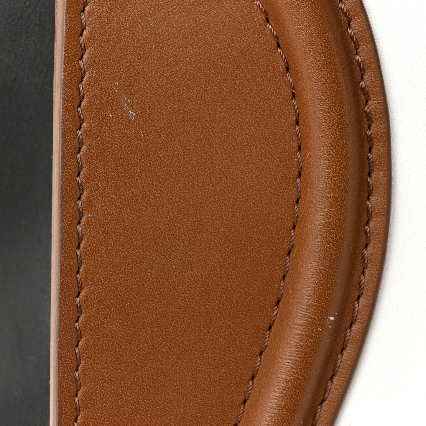 Smooth Calfskin Mini Tri-Color Luggage White Brown