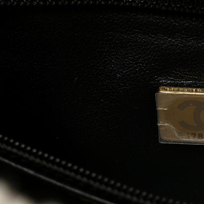 Chanel Crumpled Calfskin Shearling Sheepskin Quilted Medium Chanel 19 Flap Black 7 of 10