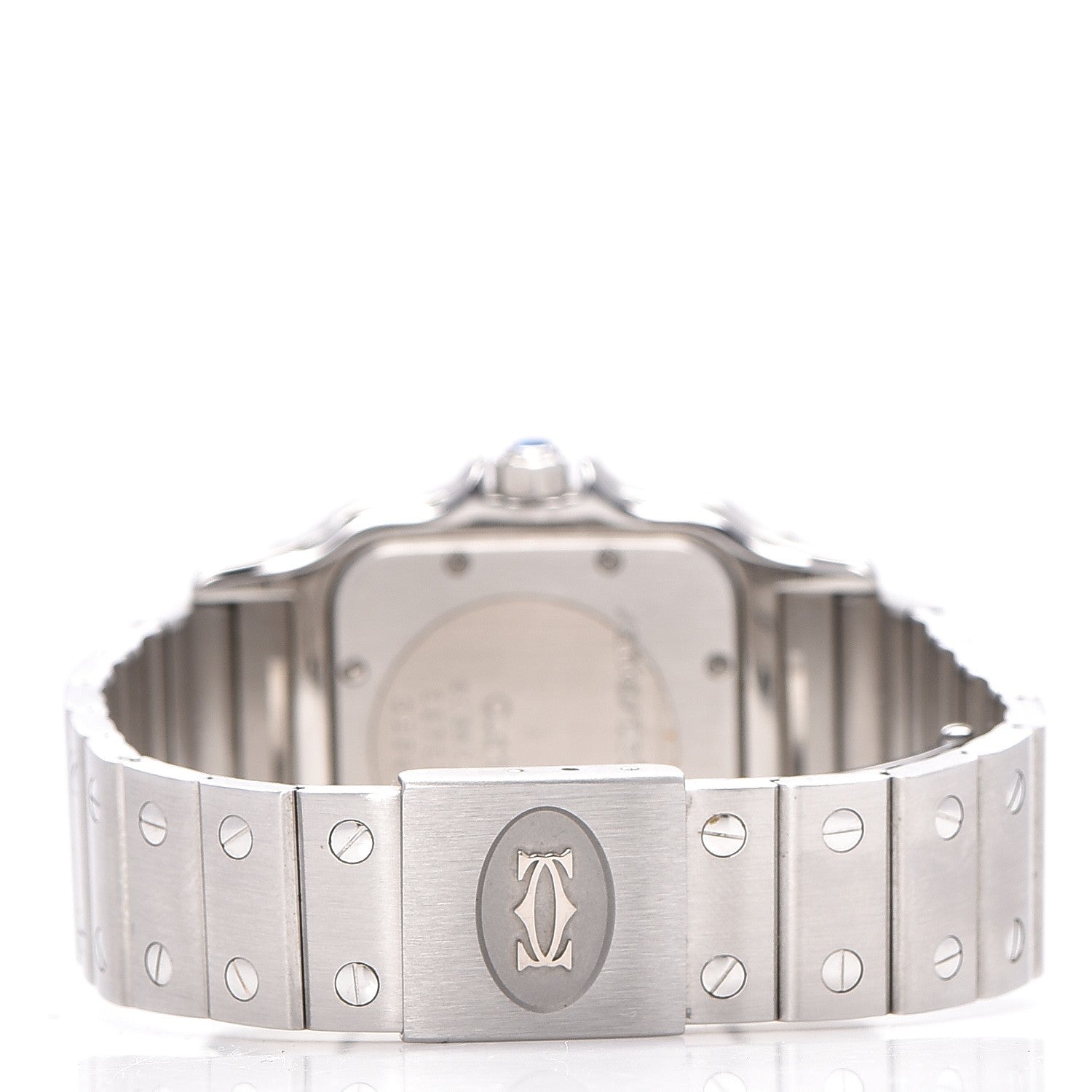 Cartier Stainless Steel 29mm Santos De Galbee Quartz Watch 4 of 10