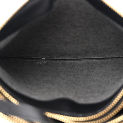 Celine Lambskin Large Trio Crossbody Bag Black 5 of 14