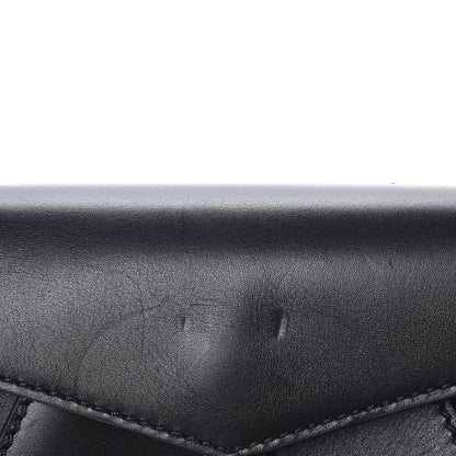 Valentino Garavani Calfskin V Rivet Chain Clutch Black 7 of 9