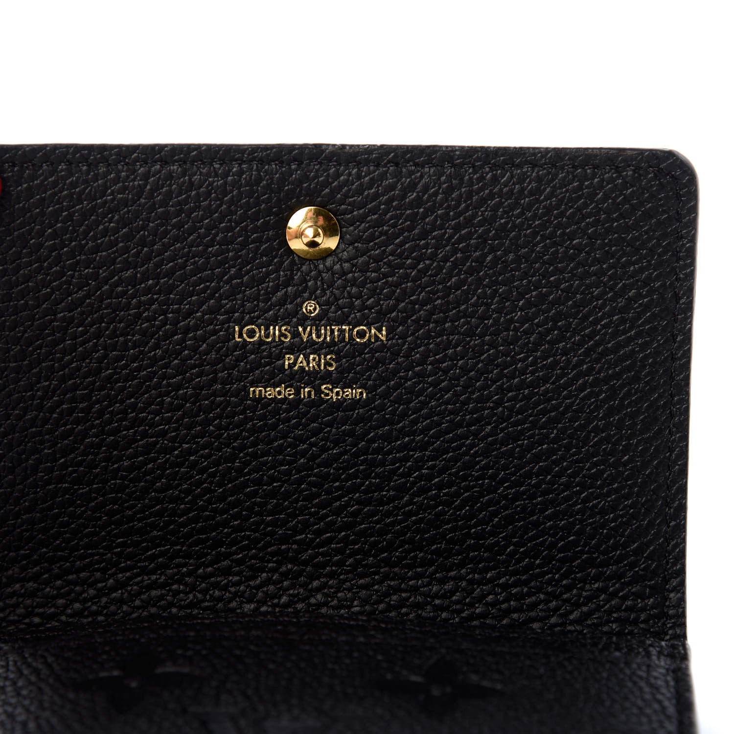 Louis Vuitton Empreinte Business Card Holder Black 6 of 6