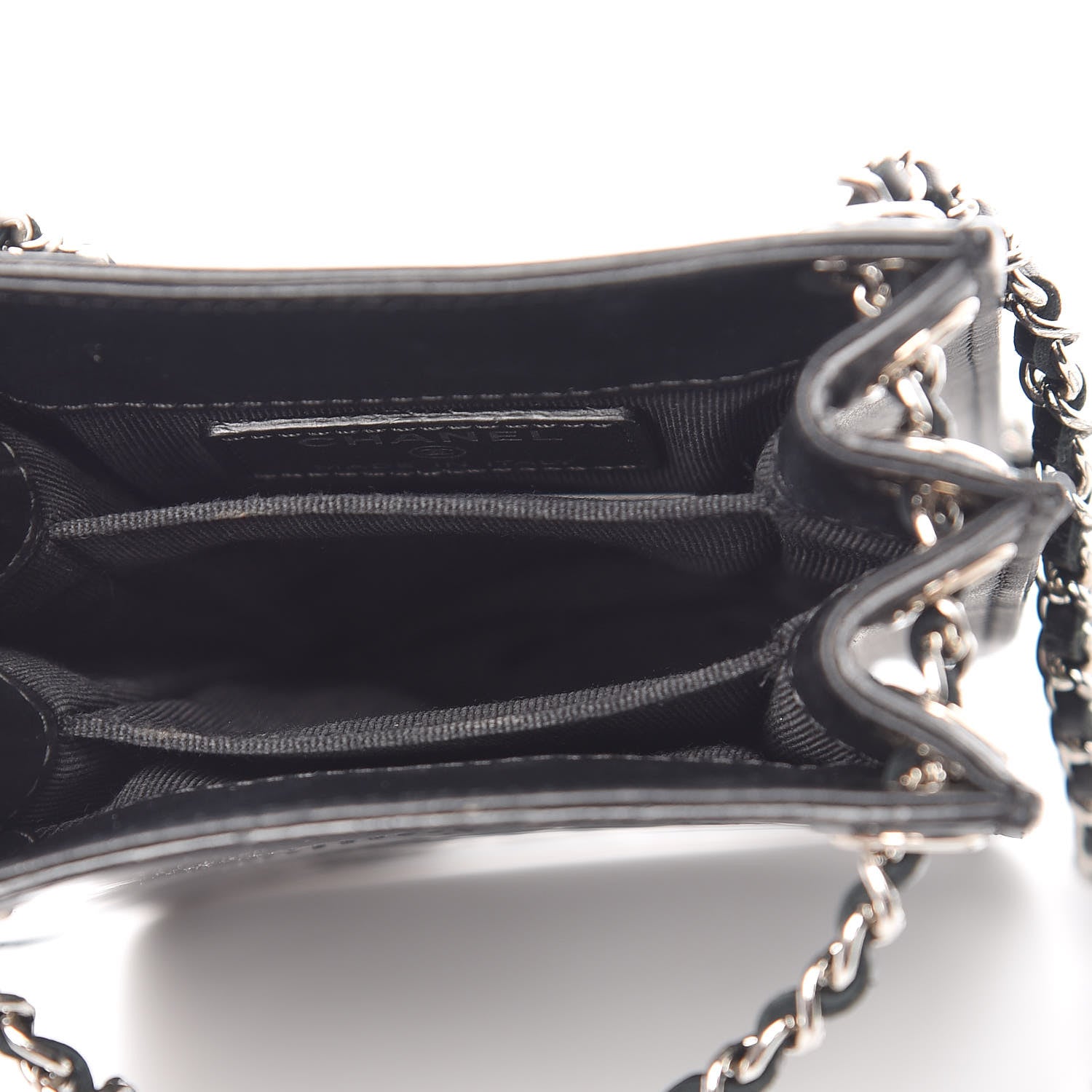 Chanel Patent CC Phone Holder Crossbody Black 5 of 9