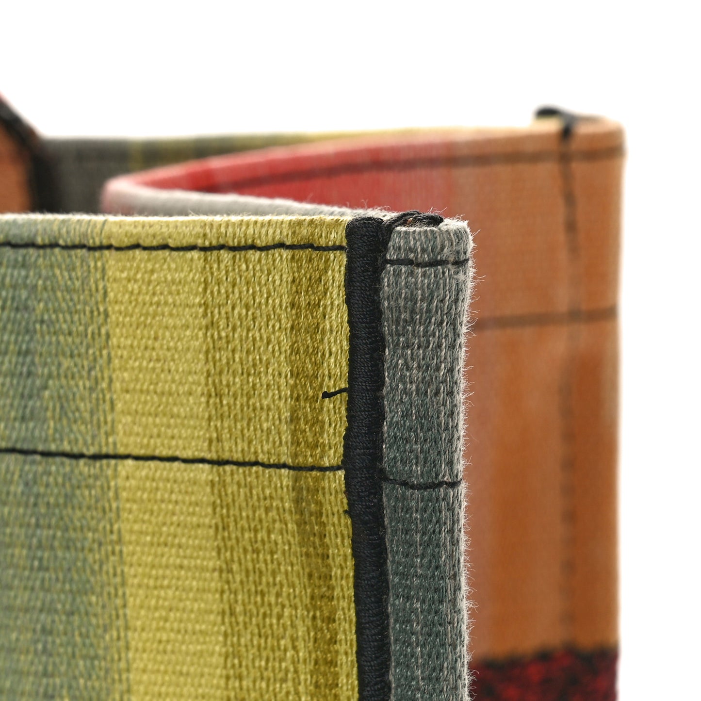 Canvas Embroidered Medium Dioraura Book Tote Multicolor