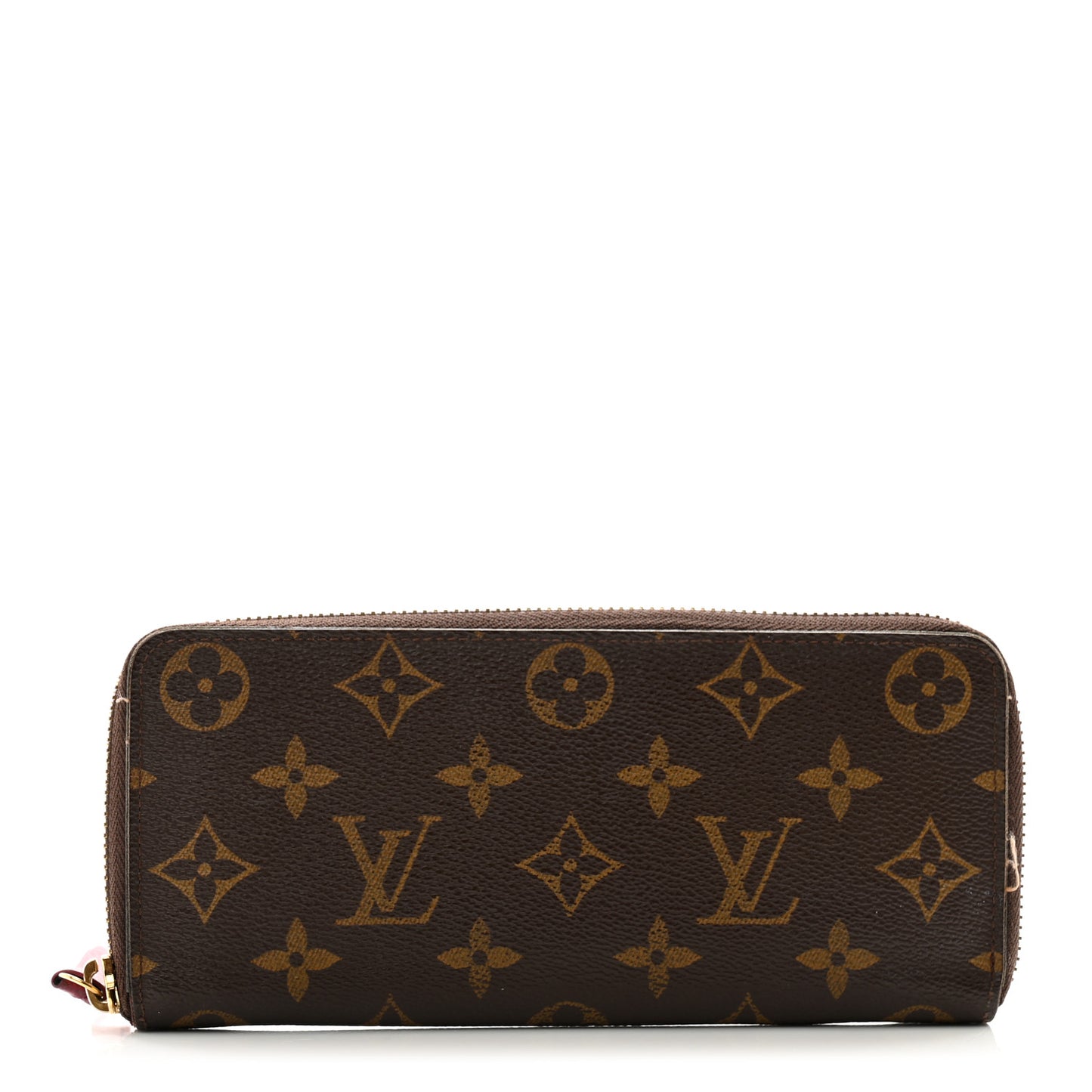 Monogram Clemence Wallet Fuchsia