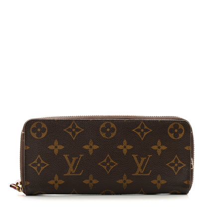 Louis Vuitton Monogram Clemence Wallet Fuchsia 1 of 12