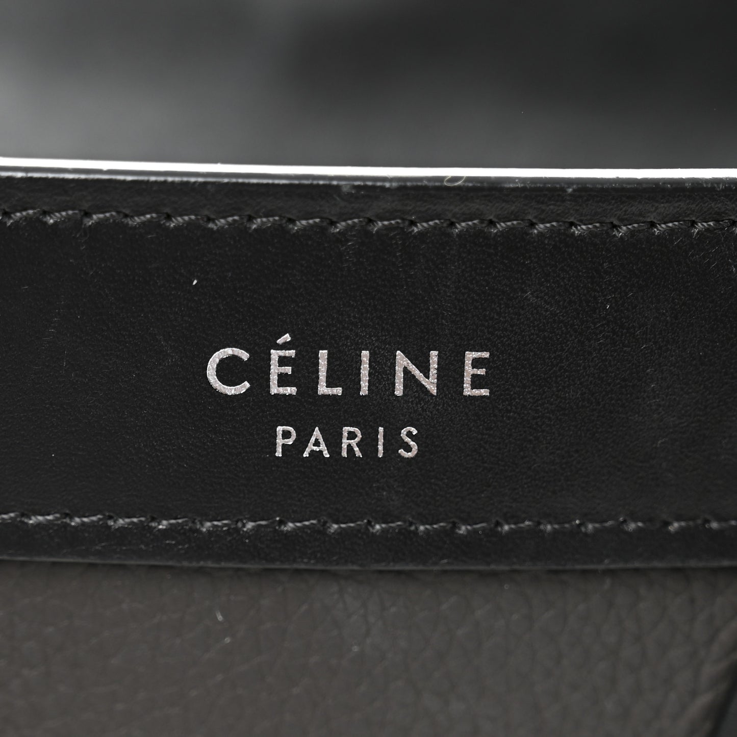 Baby Grained Calfskin Nubuck Tri-color Nano Luggage Anthracite