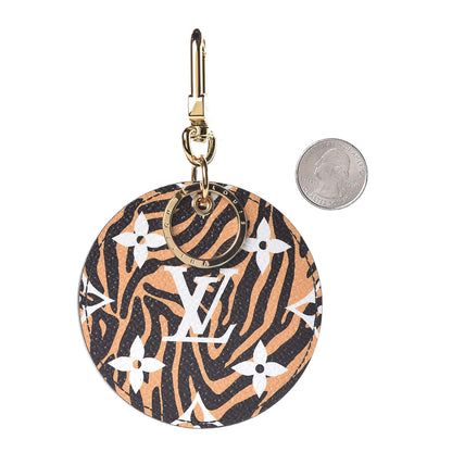 Louis Vuitton Monogram Giant Jungle Bag Charm Key Holder Black 2 of 5