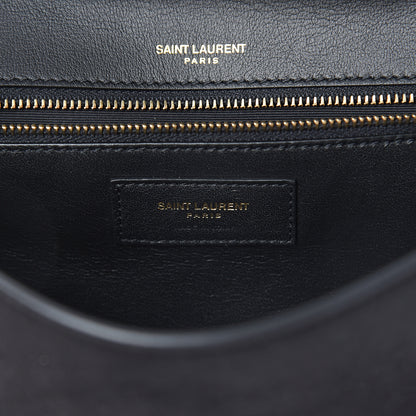 Saint Laurent Suede Calfskin Monogram Le Sept Chain Bag Black 5 of 8