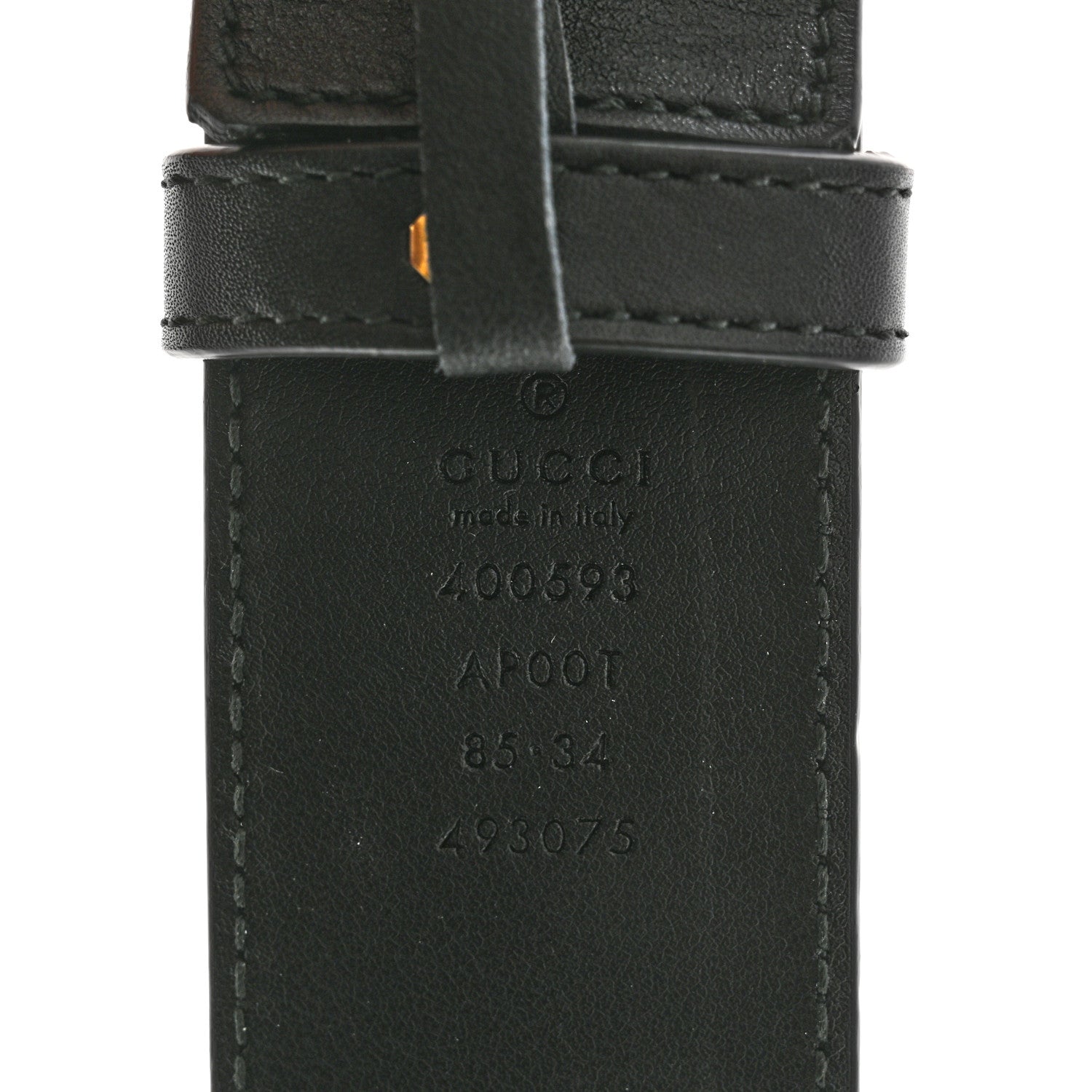 Gucci Calfskin Double G 40mm Belt 85 34 Black 5 of 8