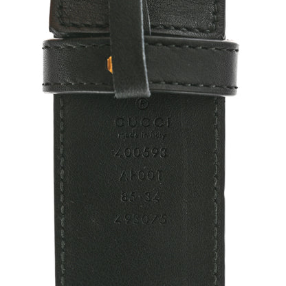 Gucci Calfskin Double G 40mm Belt 85 34 Black 5 of 8