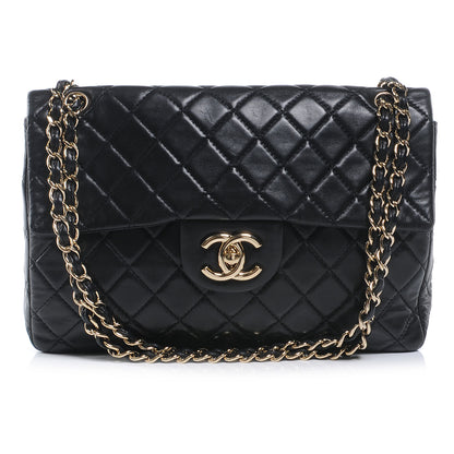 Chanel Lambskin Maxi Single Flap Black 1 of 7