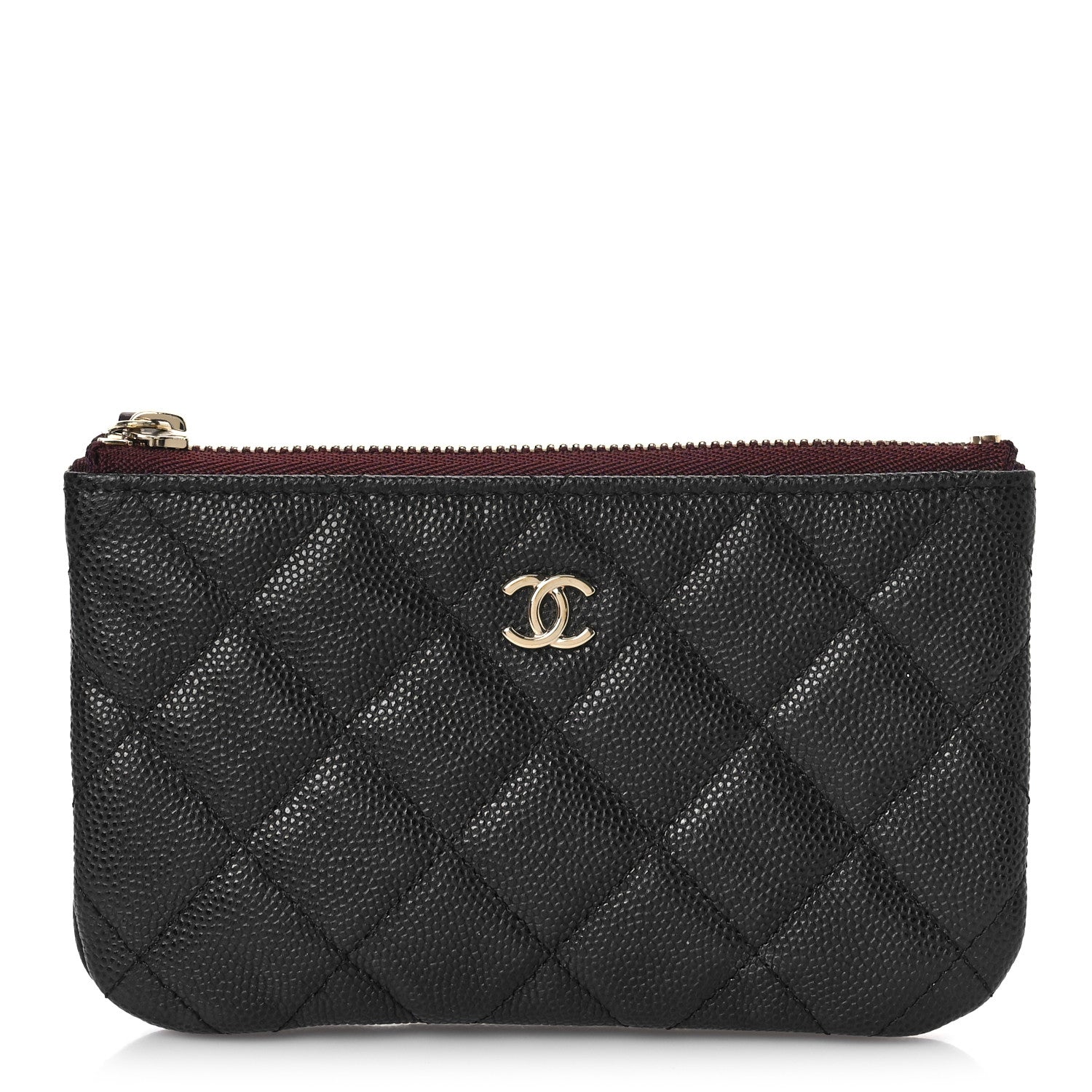 Chanel Caviar Quilted Small Cosmetic Case Black 1 of 10
