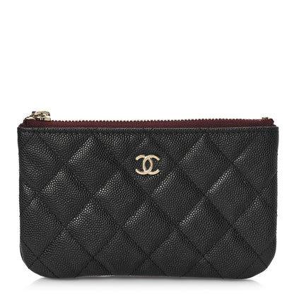 Chanel Caviar Quilted Small Cosmetic Case Black 1 of 10