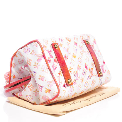 Louis Vuitton Watercolor Aquarelle Frame Speedy White 4 of 7
