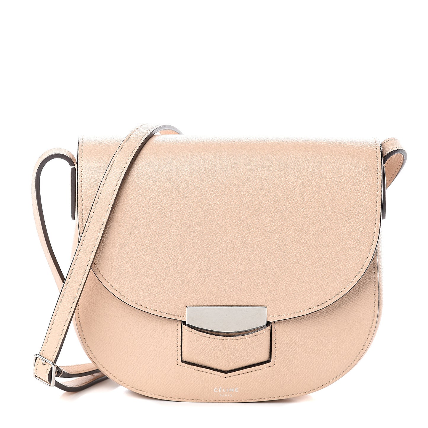Grained Calfskin Small Trotteur Powder