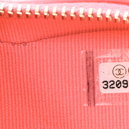 Chanel Lambskin Quilted CC In Love Heart Clutch With Chain Pink 7 of 11