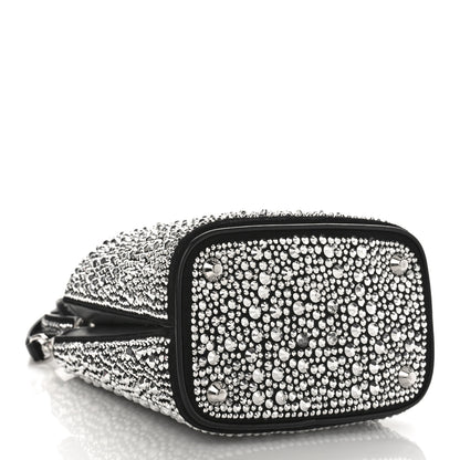 Prada Satin Crystal Small Panier Bucket Bag Metal 4 of 8
