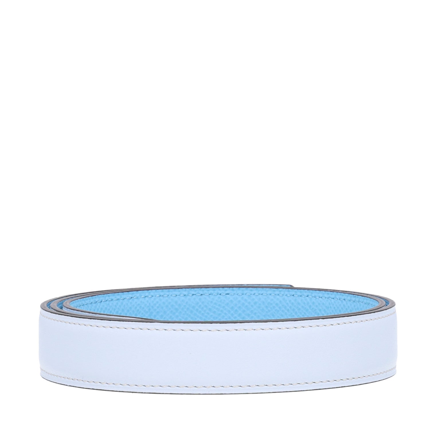 Hermes Swift Epsom 24mm Belt Strap 80 32 Bleu Brume Celeste 2 of 6