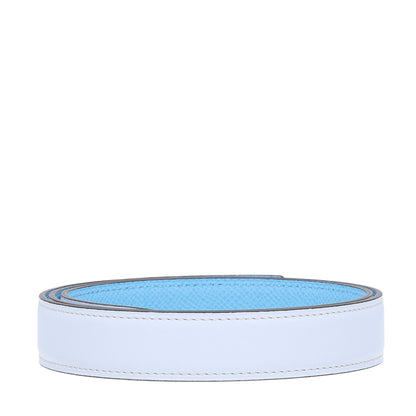 Hermes Swift Epsom 24mm Belt Strap 80 32 Bleu Brume Celeste 2 of 6