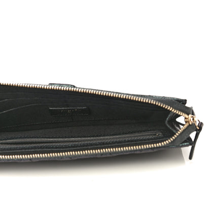 Chanel Iridescent Caviar Quilted Classic Pouch With Handle Black 5 of 11