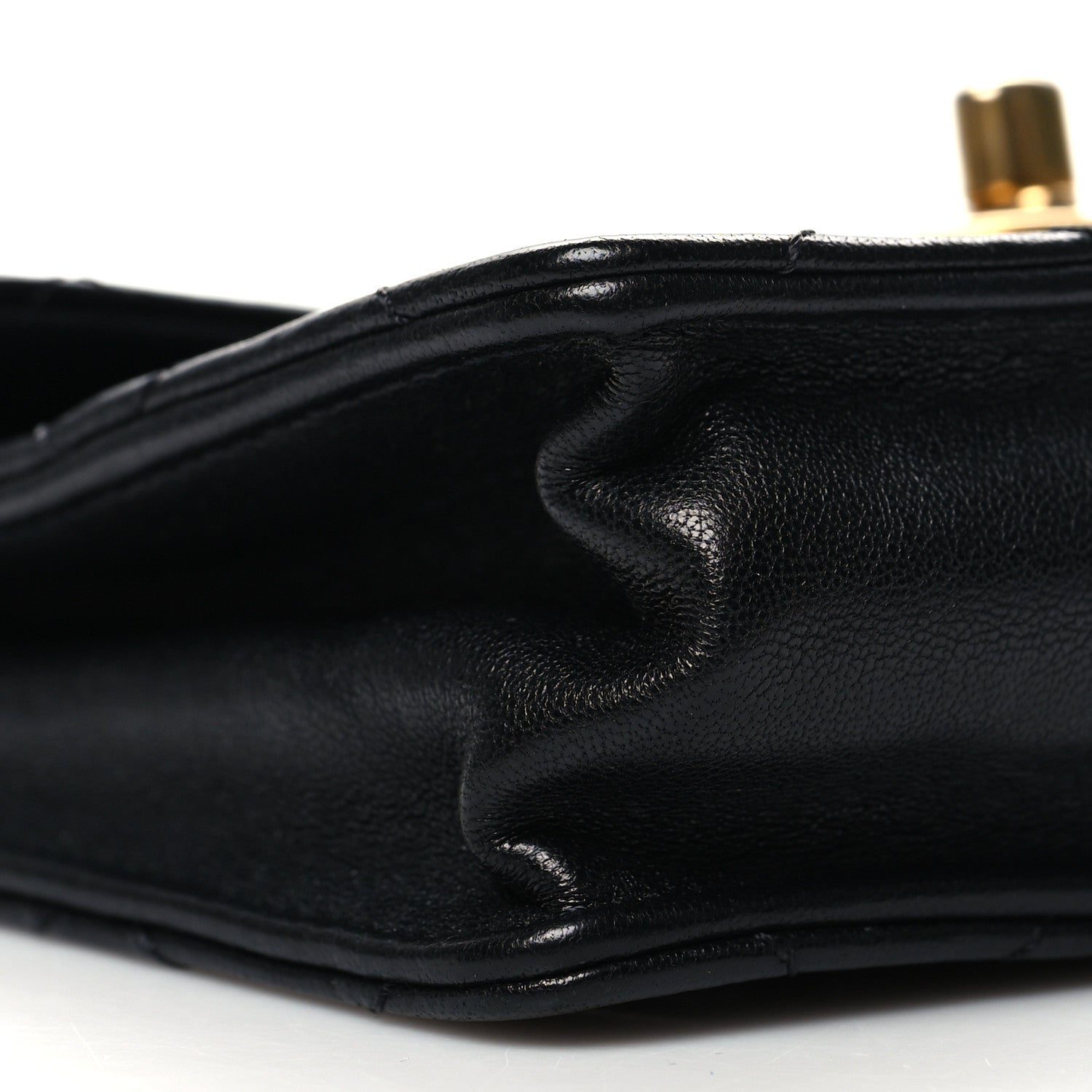 Chanel Goatskin Quilted Chic Pearls Flap Black 8 of 10