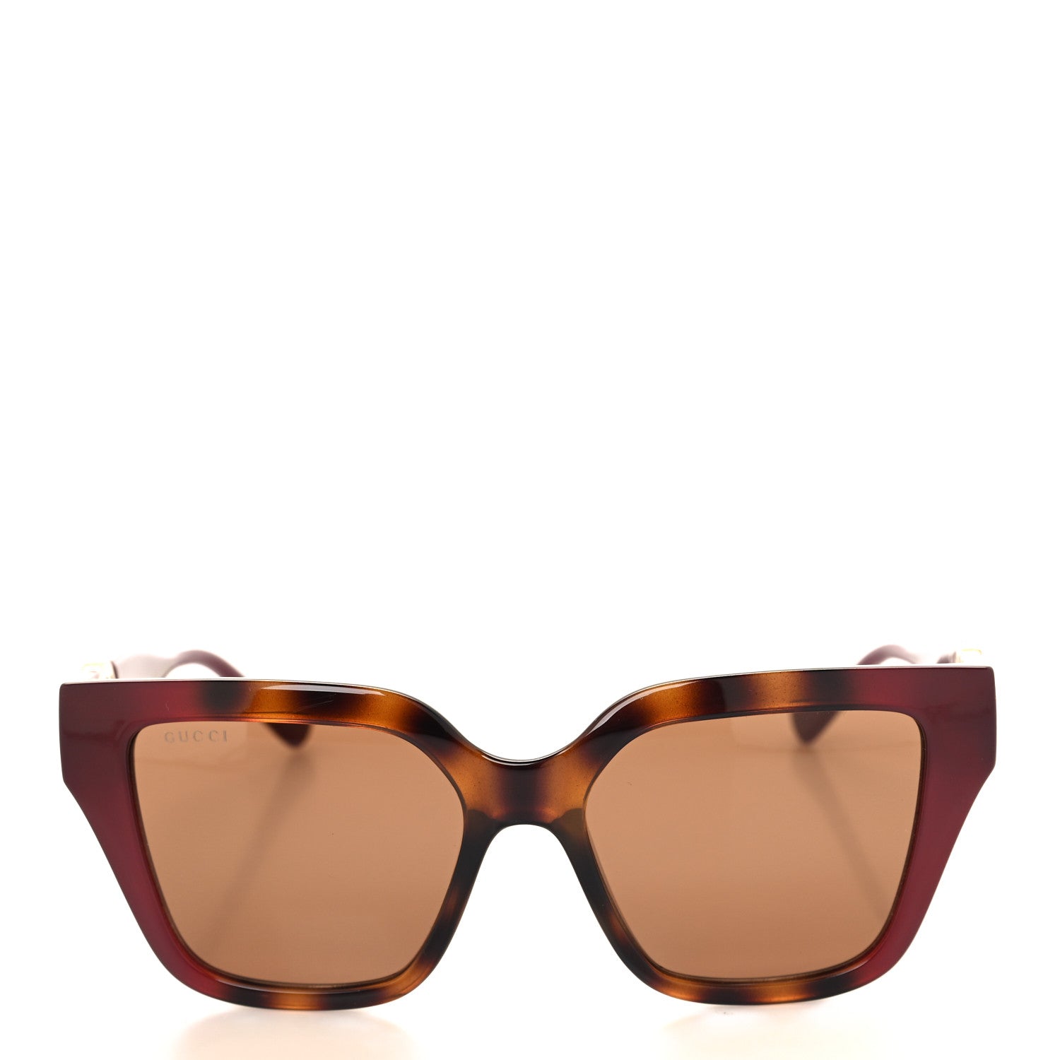 Gucci Acetate Square Frame Sunglasses GG1023S Havana Pink 2 of 8