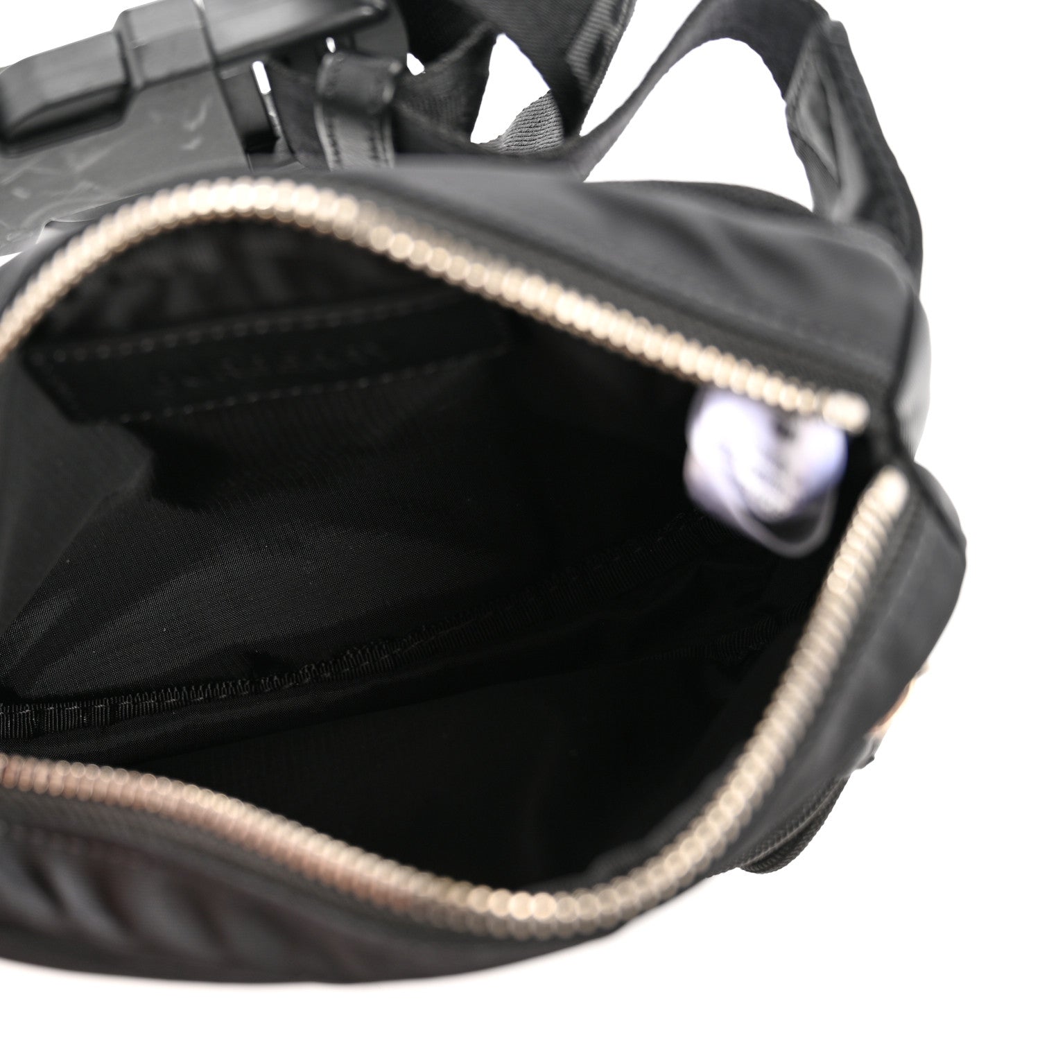 Burberry Econyl Logo Print Small Cannon Bum Bag Black 4 of 12