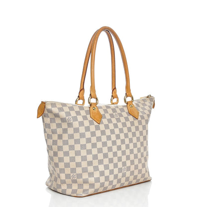 Louis Vuitton Damier Azur Saleya MM 3 of 7