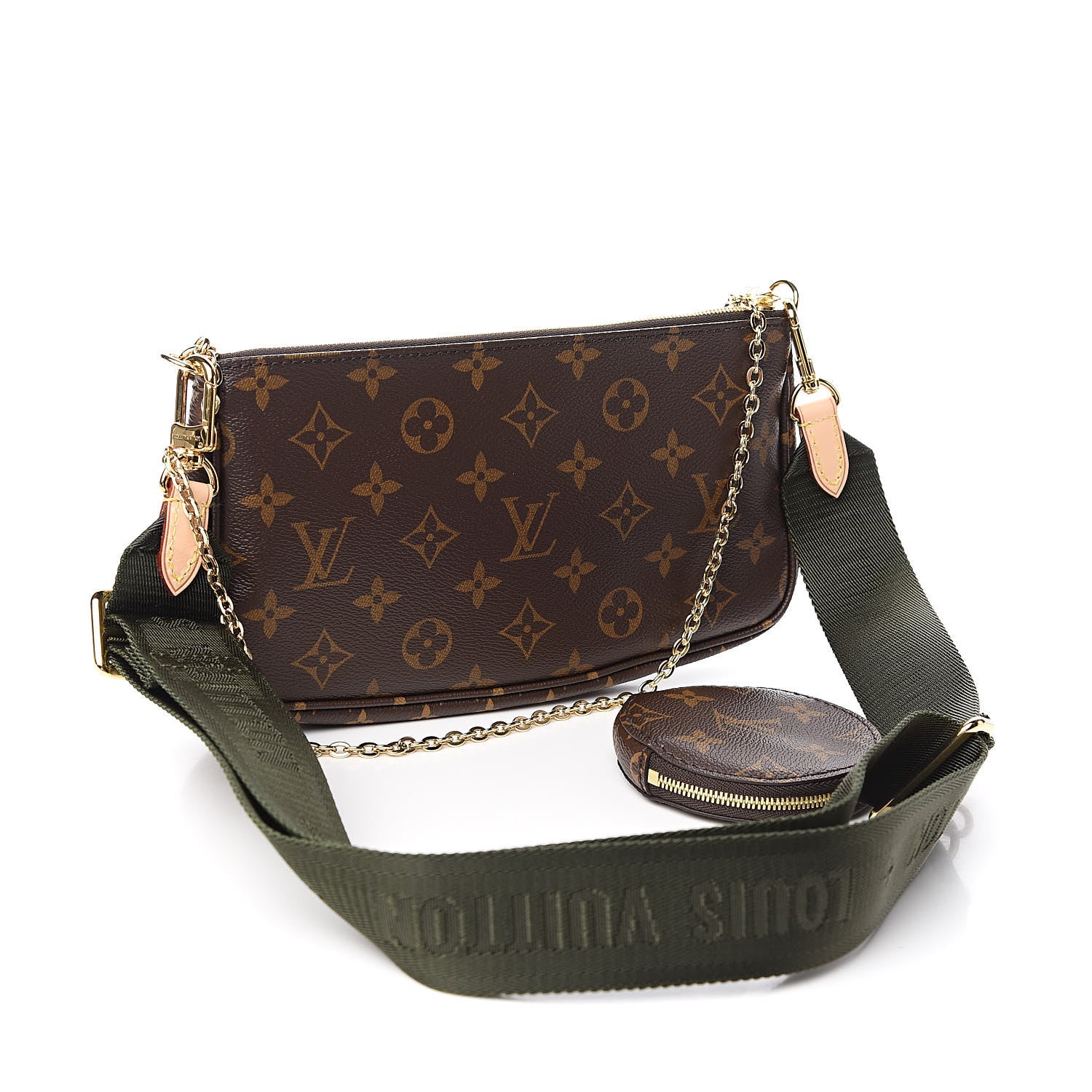 Louis Vuitton Monogram Multi Pochette Accessories Kaki 3 of 13