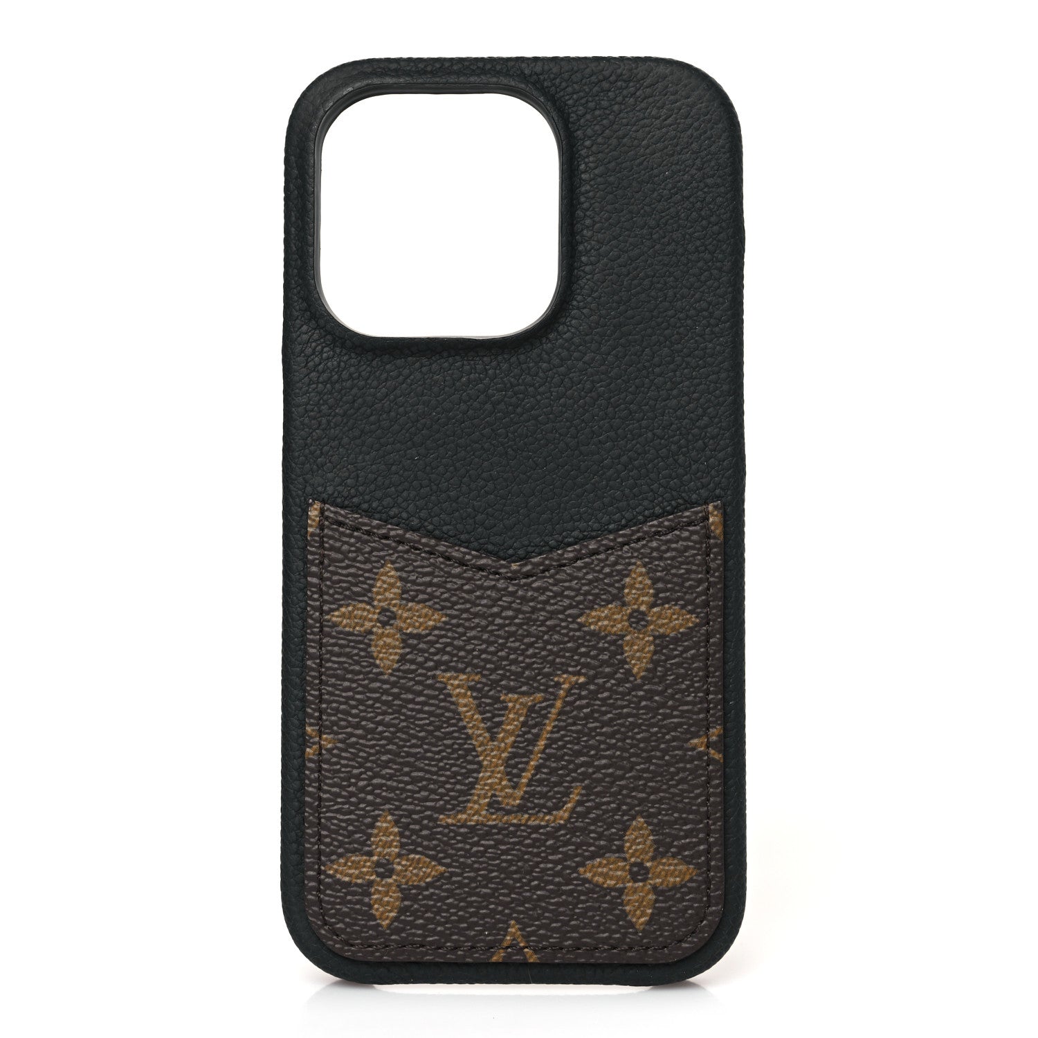 Louis Vuitton Monogram Pallas iPhone 15 Pro Bumper Black 1 of 8