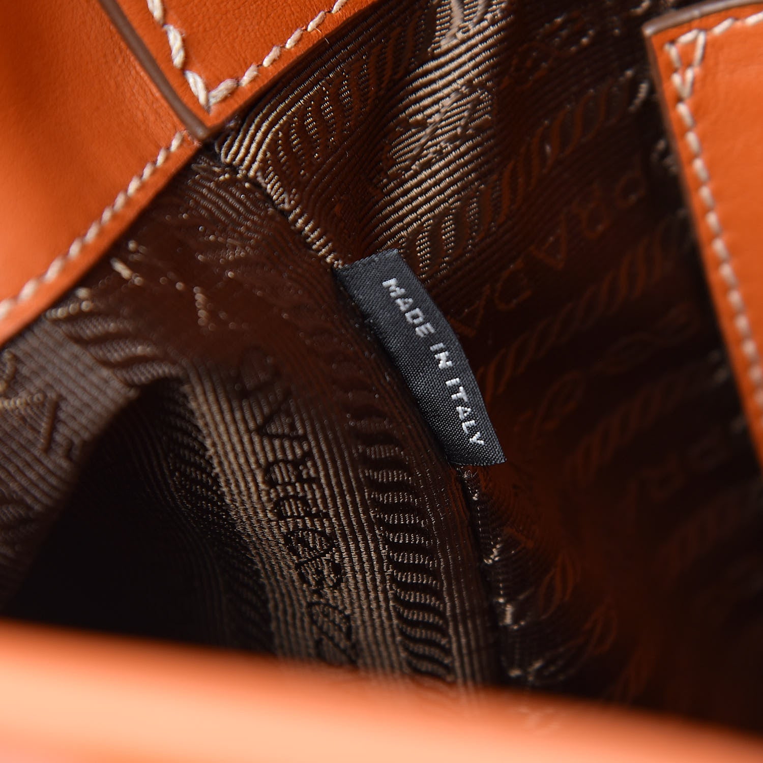 Prada City Calf Sport Tote Papaya 7 of 11