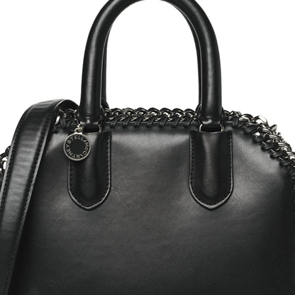 Stella McCartney Eco Alter Nappa Mini Falabella Box Top Handle Bag Black 8 of 14