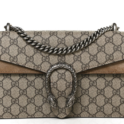 Gucci GG Supreme Monogram Small Dionysus Shoulder Bag Taupe 9 of 13