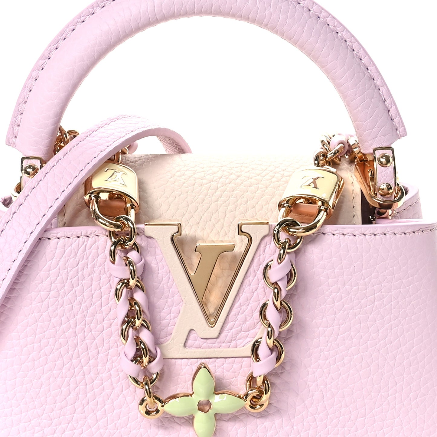 Taurillon Flower Chain Capucines Mini Marshmallow