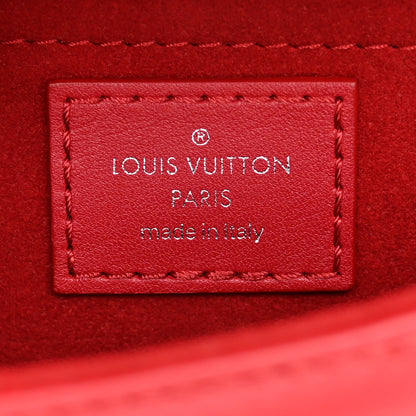 Louis Vuitton Calfskin New Wave Chain MM Ecarlate 6 of 10