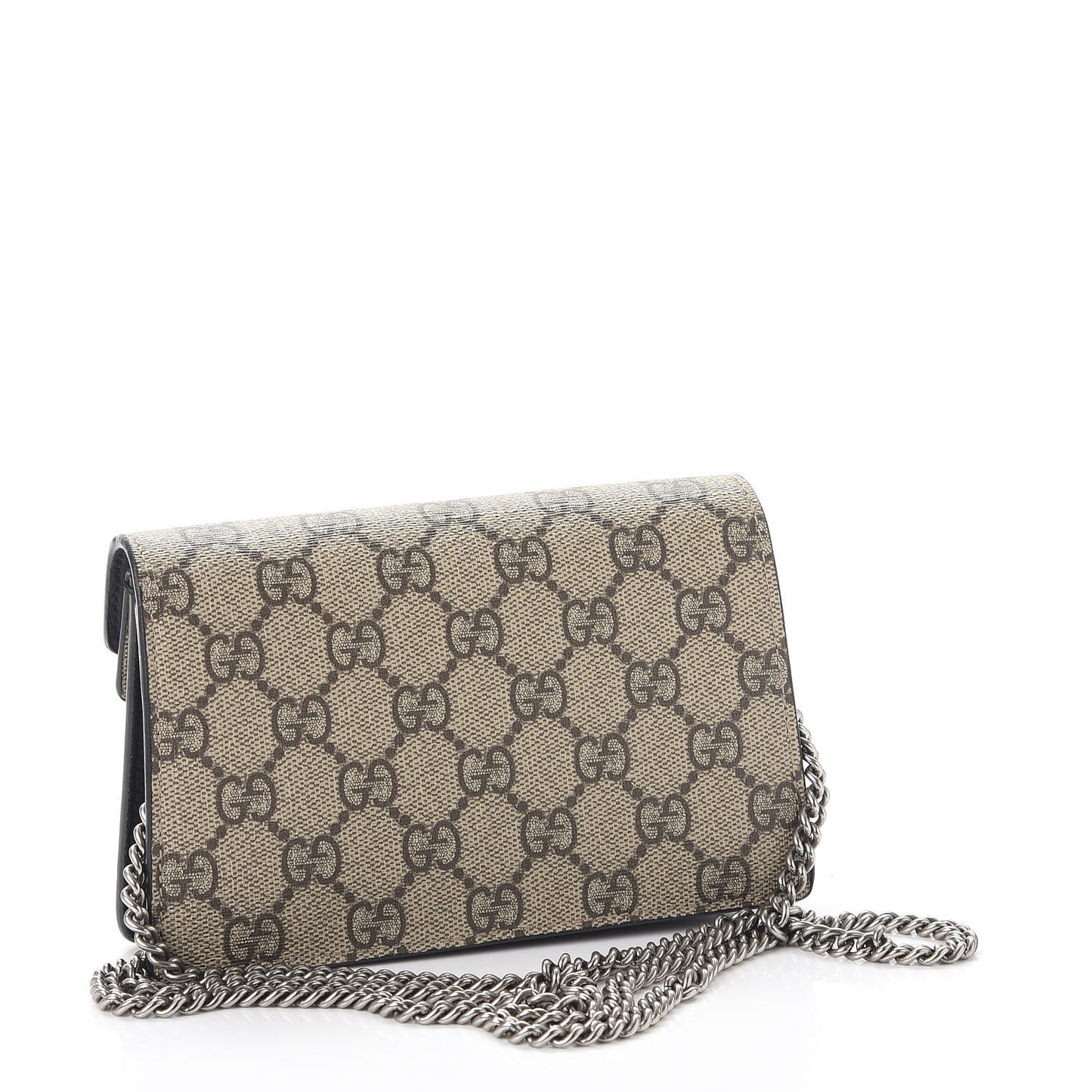 GG Supreme Monogram Super Mini Dionysus Shoulder Bag Black