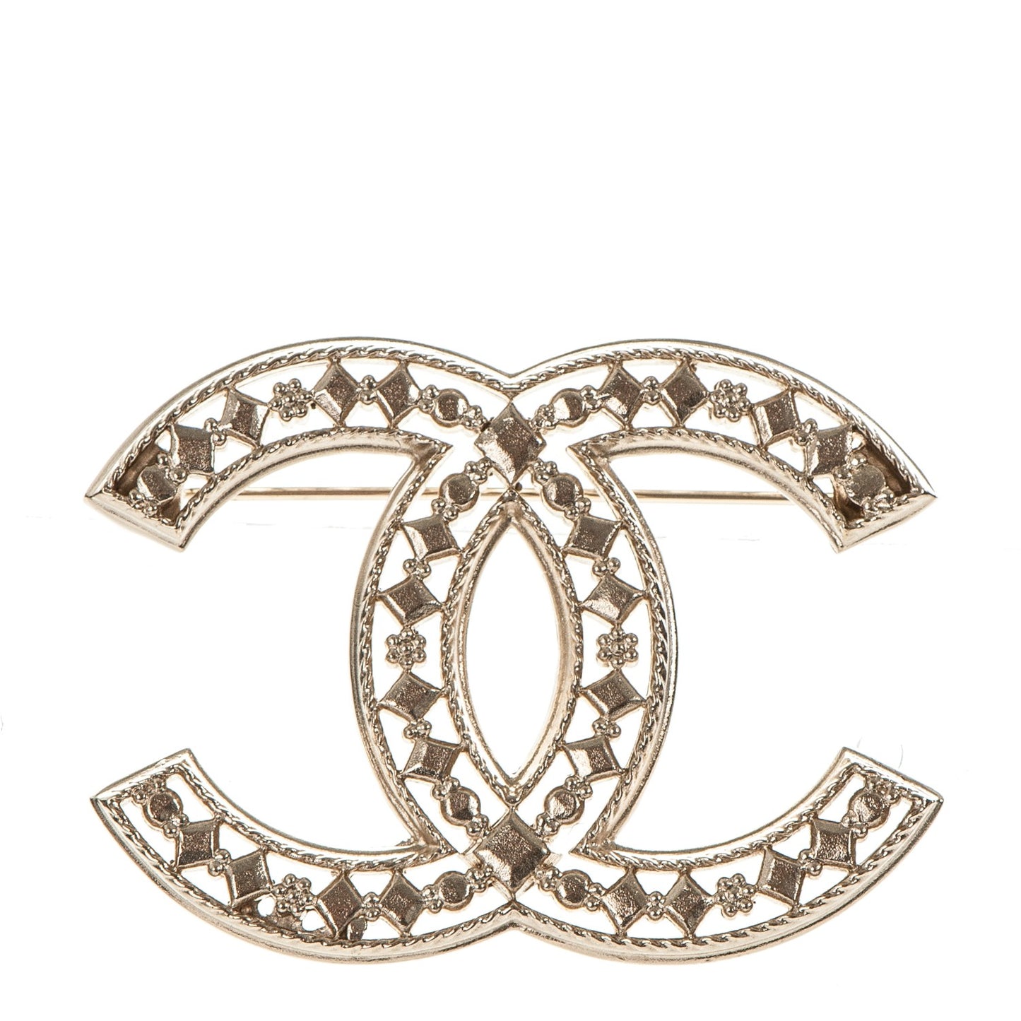 CC Brooch Light Gold