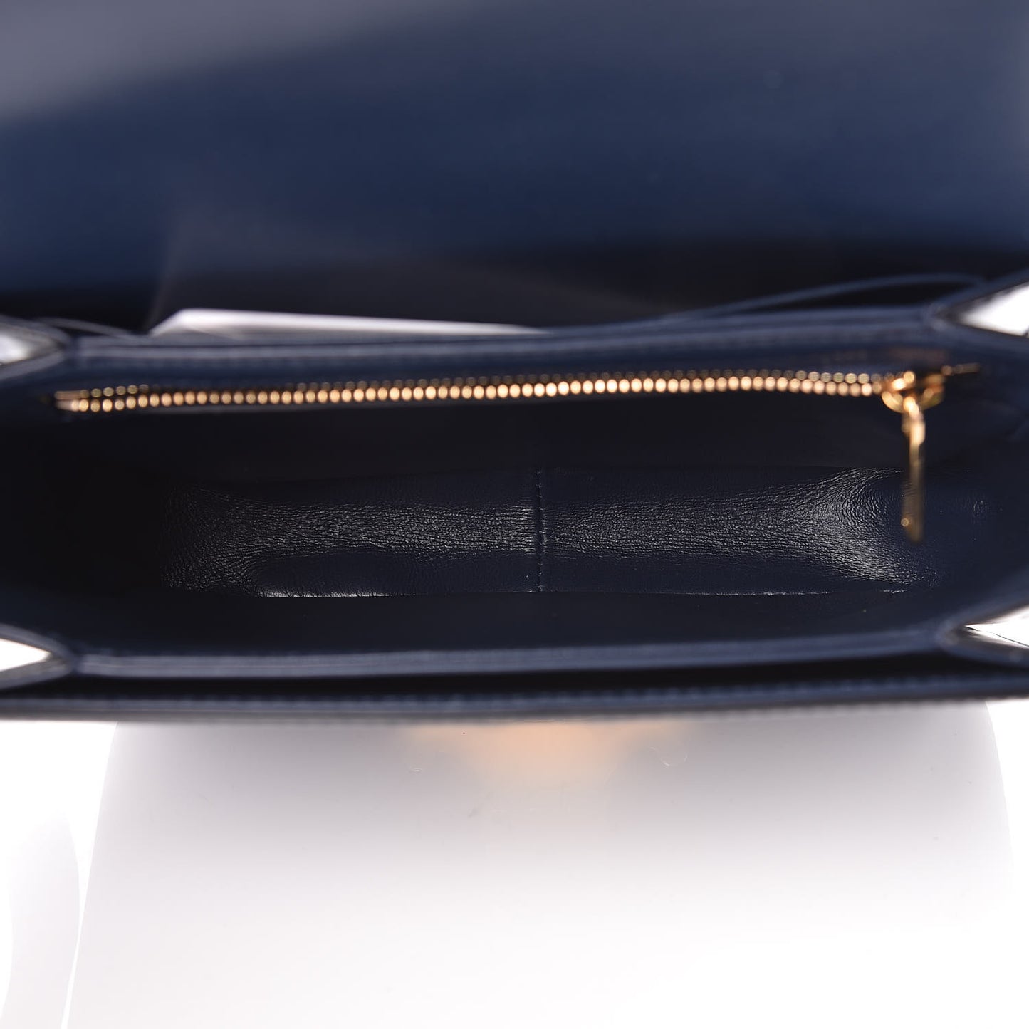 Shiny Calfskin Teen Triomphe Dark Blue