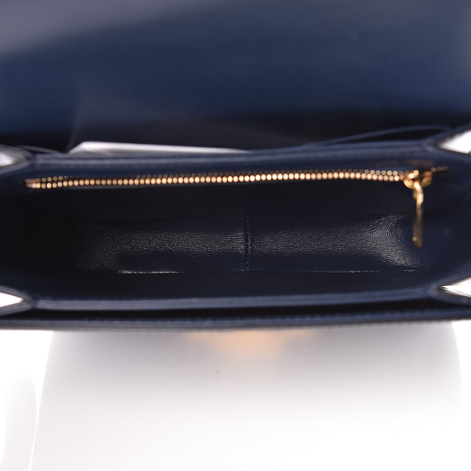 Celine Shiny Calfskin Teen Triomphe Dark Blue 5 of 9