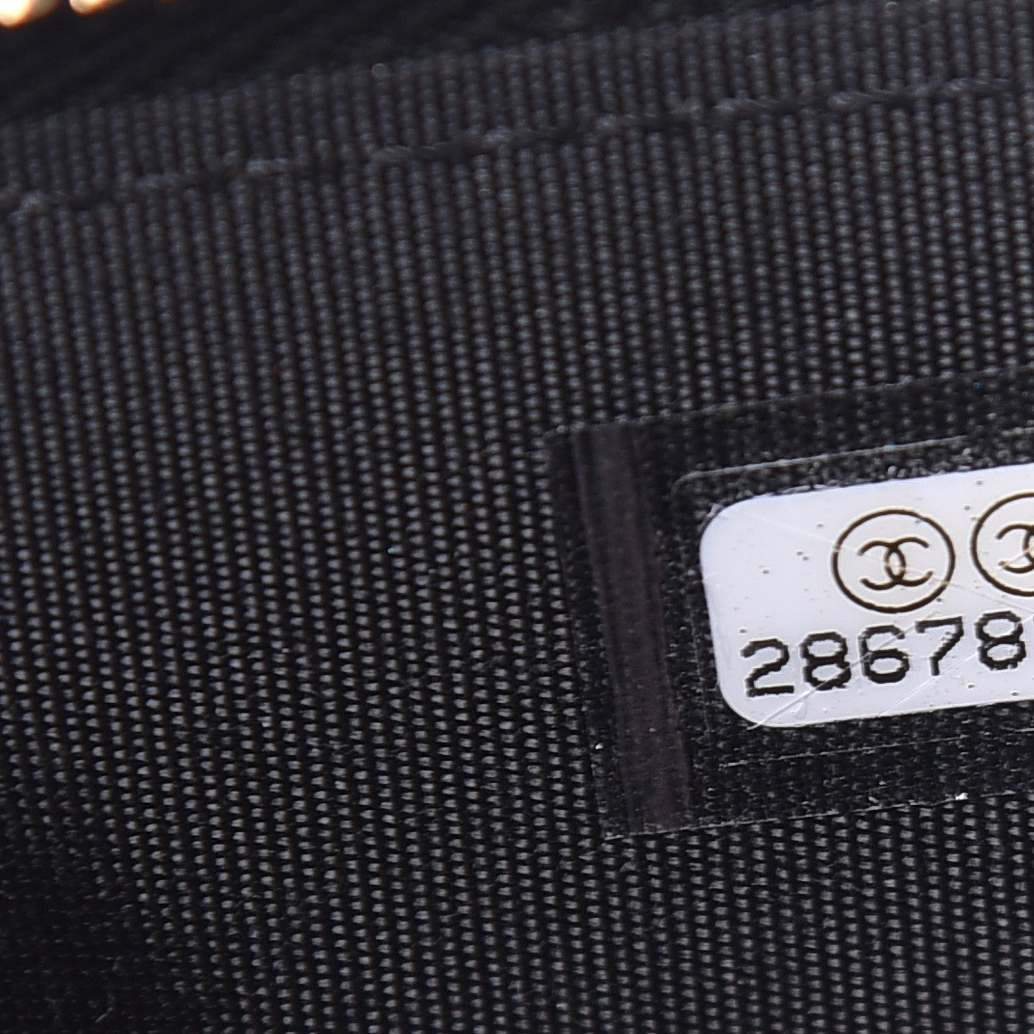 Chanel Caviar Quilted Classic Zip Boy Pouch Black 7 of 8