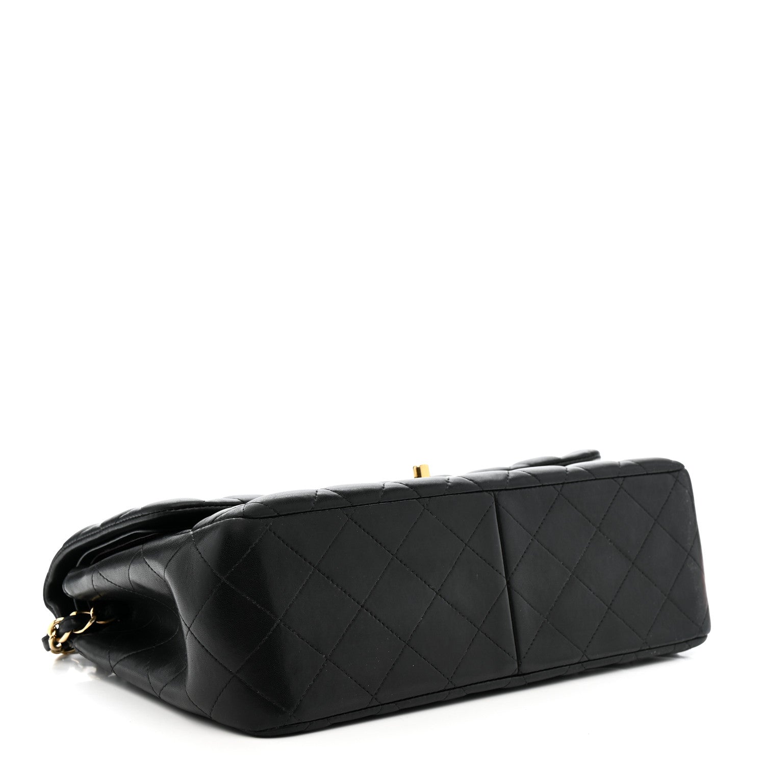 Chanel Lambskin Quilted Jumbo Double Flap Black 4 of 14
