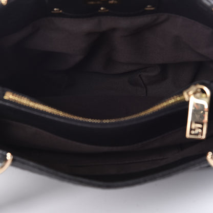 Fendi Crinkled Lambskin Small Mia Tote Black 6 of 12