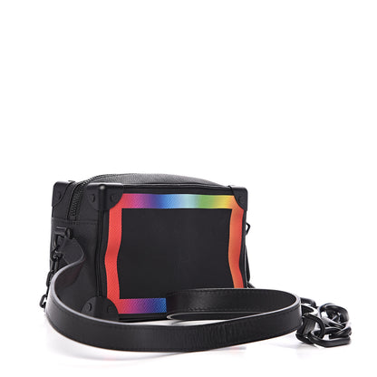 Louis Vuitton Taiga Rainbow Mini Soft Trunk Black 2 of 8