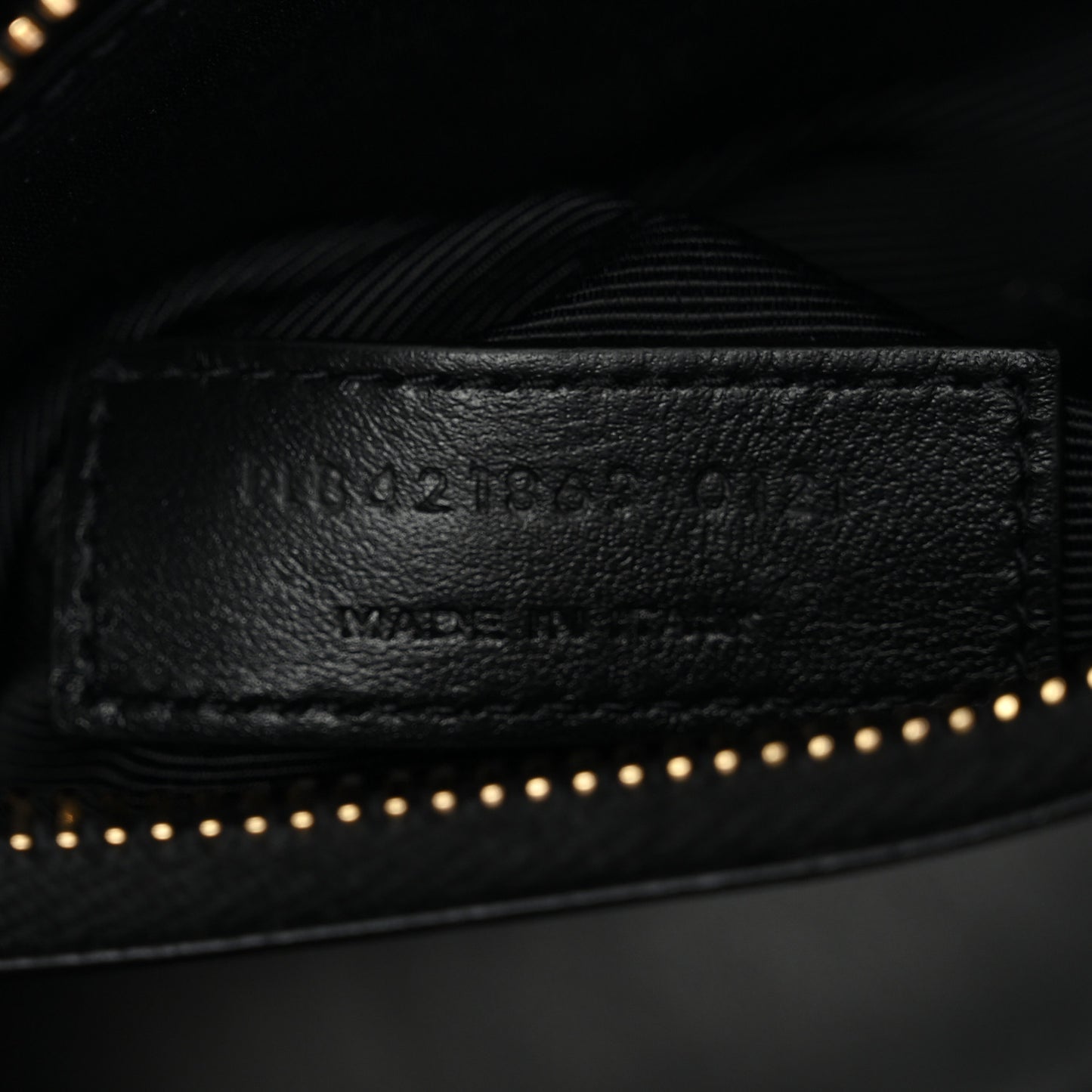 Calfskin Crocodile Embossed Baby Sac De Jour Black