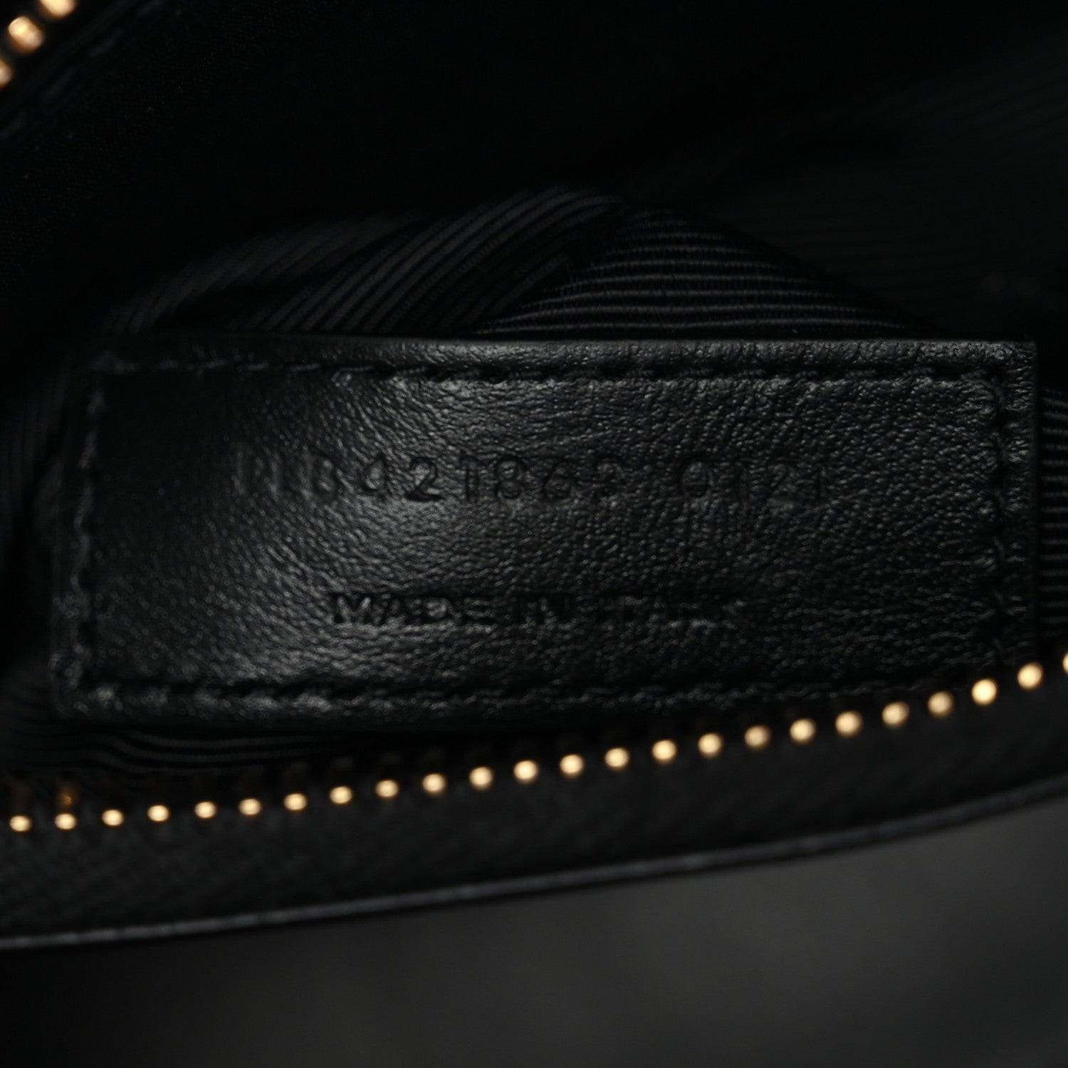 Saint Laurent Calfskin Crocodile Embossed Baby Sac De Jour Black 7 of 11