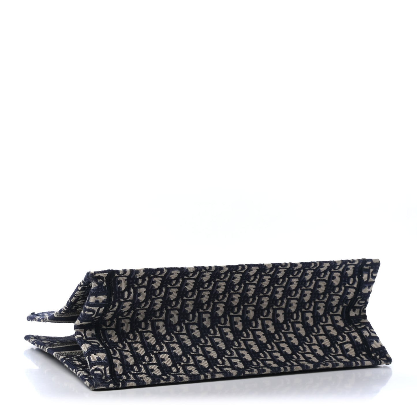 Oblique Book Tote Blue Multicolor