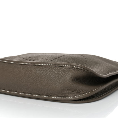 Hermes Taurillon Clemence Evelyne III PM Etoupe 8 of 8