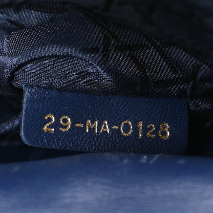 Christian Dior Lambskin Cannage Small Lucky Badges My Lady Dior Navy 7 of 10